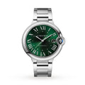 Ballon Bleu de Cartier 40 Watch - 40mm, Steel, Green Dial