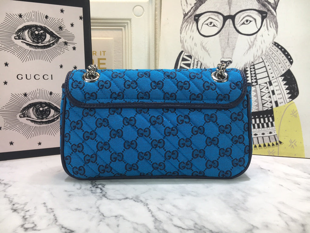 G u c c i blue W26xH15xD7cm